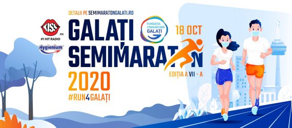Alergăm pentru o cauză nobilă- Semimaraton Galați 2020